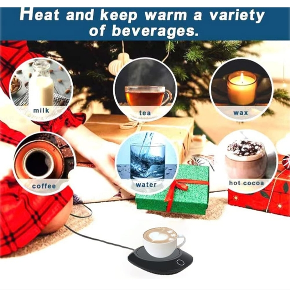 NIB Smart Beverage Coffee Mug Warmer with Auto Shut-Off and Detachable Cord - Picture 6 of 13